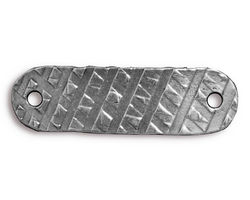 TierraCast Antique Pewter (plated) Rock & Roll ID Tag 41x12mm