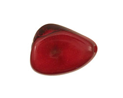 Tagua Nut Coral Banana Chip 22-29x16-22mm