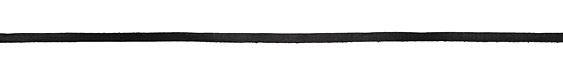 Black Deerskin Leather Lace 1/8"