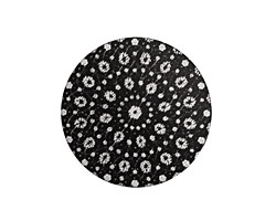 Lillypilly Black Crochet Anodized Aluminum Disc 25mm, 22 gauge