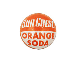 Trinket Foundry Orange Soda Bottle Cap Puff Coin 22mm