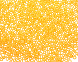 TOHO Ceylon Frosted Peach Cobbler Round 11/0 Seed Bead