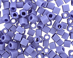 TOHO Opaque Frosted Periwinkle Cube 4mm Seed Bead