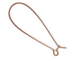 Nunn Design Copper Kidney Earwire
