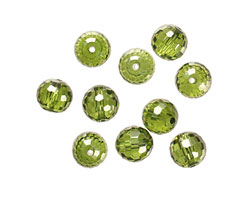 Fern Faceted Round 8mm