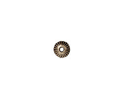 TierraCast Antique Gold (plated) Crown Heishi 6mm