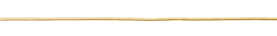 Gold (metallic) Round Leather Cord 2mm