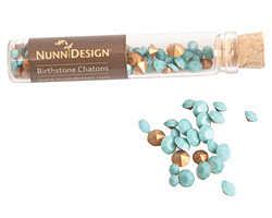 Nunn Design Turquoise Crystal Chaton 5g