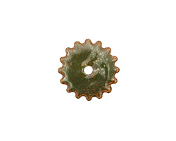 C-Koop Enameled Metal Olive Small Closed Gear 16mm