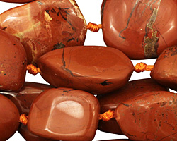 Red Jasper Tumbled Nugget 31-34x15-25mm