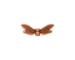 TierraCast Antique Copper (plated) Dragonfly Wings 7x20mm
