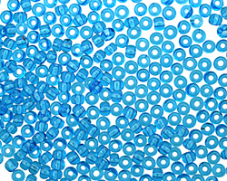 TOHO Transparent Dark Aquamarine Round 8/0 Seed Bead