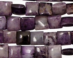 Purple Crazy Lace Agate Puff Square 8mm
