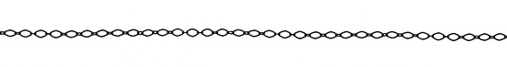 Matte Black (plated) Flat Diamond Chain
