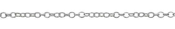 Silver (plated) Oval Cable Chain
