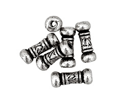 Pewter Ancient Barbell 14x6mm