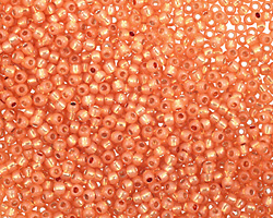 TOHO Milky Grapefruit (with Silver Lining) Round 11/0 Seed Bead