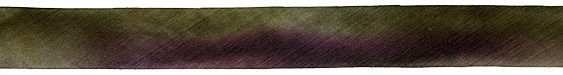 Eggplant & Olives Hand Dyed 100% Silk Ribbon 1"