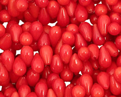 Coral Teardrop 5x8mm