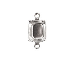 Nunn Design Sterling Silver (plated) Octagon Prong Setting 17x9mm