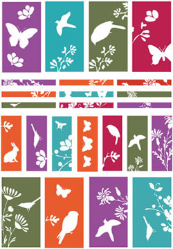 Nunn Design Silhouette Channel Bead Collage Sheet