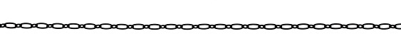 Matte Black (plated) Textured Oval Chain