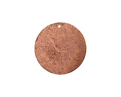 Nunn Design Antique Copper (plated) Flat Grande Circle Tag 31mm