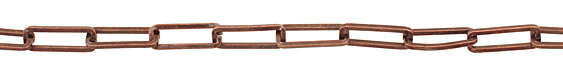 Antique Copper (plated) Rectangle Chain