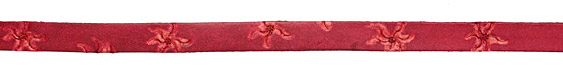 Cranberry Sunshine Leather Strap 36"x10mm