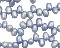Sky Blue Dancing Drops 6.5-8mm