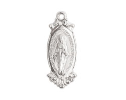 Nunn Design Sterling Silver (plated) Dispeller Medallion 11x29mm