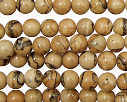 Madagascar Leopardskin Round 6mm