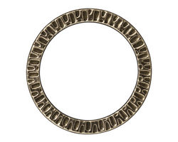 TierraCast Antique Brass (plated) 1 1/4" Radiant Ring 32mm