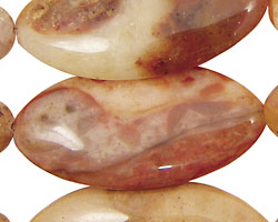 Monaco Agate Horse Eye 40x20mm