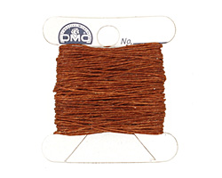 Walnut Brown Irish Waxed Linen 2 ply