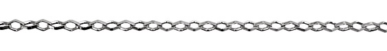 Silver (plated) Diamond Chain