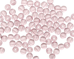 Czech Glass Light Amethyst Round 4mm