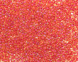 TOHO Rainbow Light Topaz (with Mauve Lining) Round 11/0