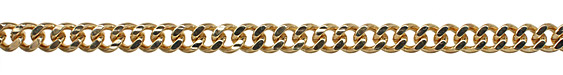 Gold (plated) Large Curb Chain