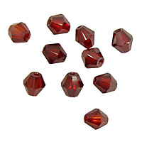 Garnet Faceted Bicone 6mm
