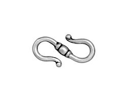 TierraCast Antique Silver (plated) Classic S-Hook 23x12mm