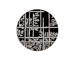 Lillypilly Black Bamboo Anodized Aluminum Disc 25mm, 22 gauge