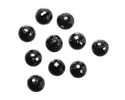 Onyx Faceted Round 8mm
