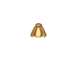 TierraCast Antique Gold (plated) Faceted Cone 8x9mm