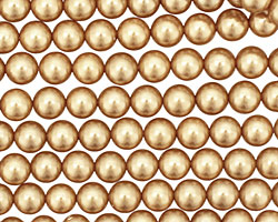 Hamilton Gold Shell Pearl Round 6mm