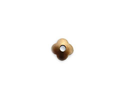 Vintaj Natural Brass Flower Petal Bead Cap 7mm