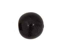 Tagua Nut Black Round 20mm