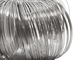 Remembrance Stainless Steel Memory Wire Large Bright Bracelet 8 oz.