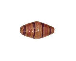 African Paper (tan, violet, camel) Rice 20x10-11mm