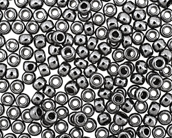 TOHO Metallic Hematite Round 6/0 Seed Bead